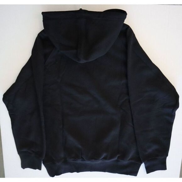 H&M Women's Sz Medium Black Oversized Fit Pullover Hoodie Sweatshirt - Picture 8 of 8